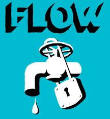 Insert flow faucet from desk top:
